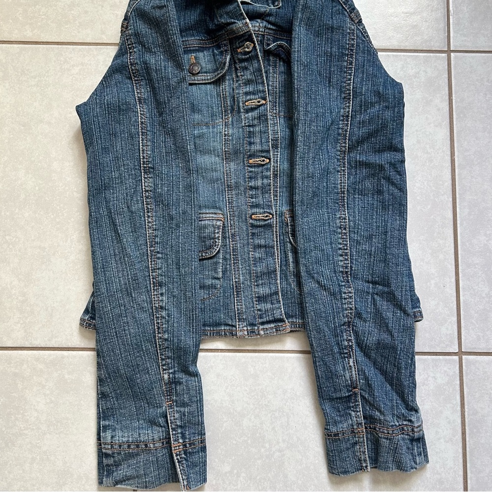 Wax Jean Dark Blue Denim Jacket - Picture 4 of 5